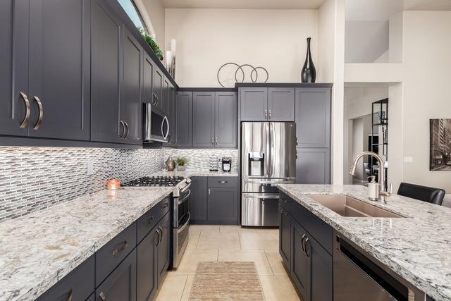 Dark Gray Kitchen Cabinets in Phoenix 10 Day Kitchen Remodel